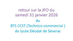 Galerie photo retour sur la JPO du samedi 31 janvier 2026